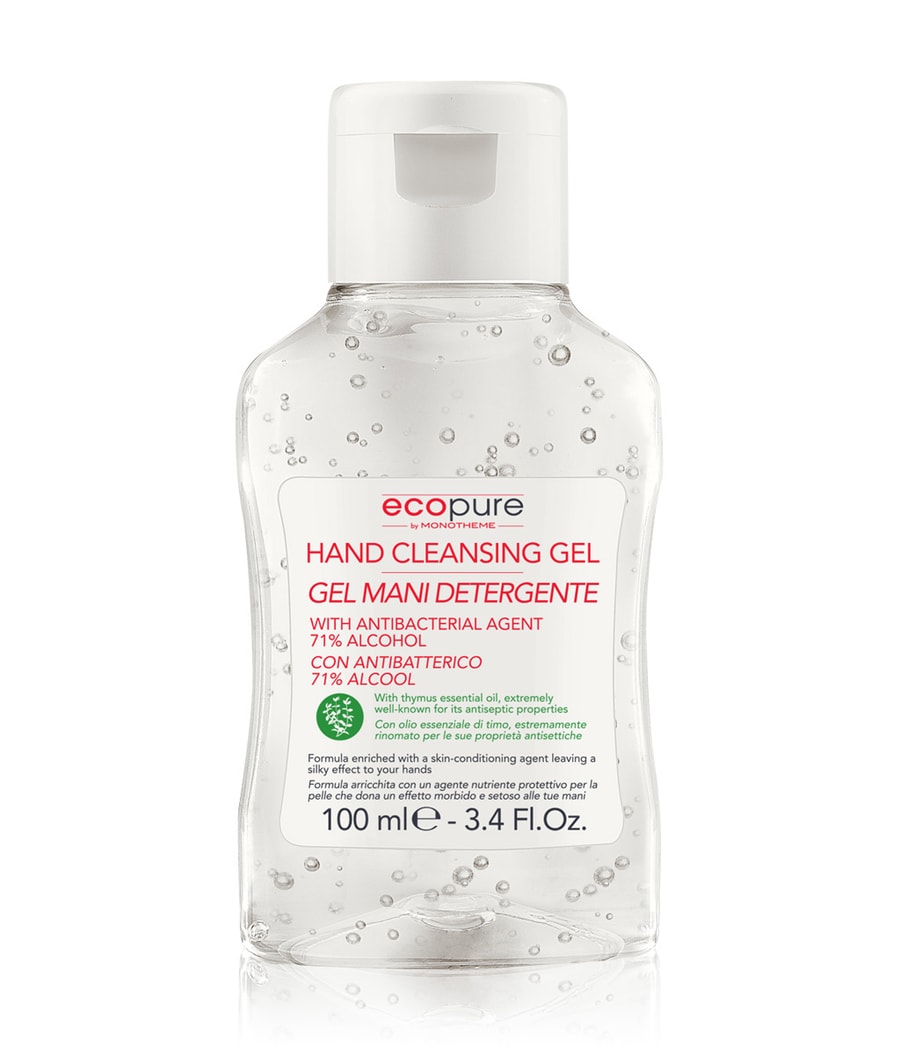 Дезинфицирующее средство для рук ecopure Hand Cleansing Gel, 100 ml
Дезинфицирующее средство для рук ecopure Hand Cleansing Gel, 100 ml