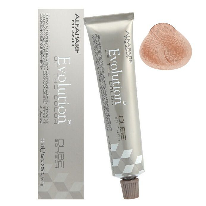 Стойкая краска для волос 9.45 очень светлый блондин медно-махагоновый Alfaparf Evolution Of The Color Cube, 60 мл 
Стойкая краска для волос 9.45 очень светлый блондин медно-махагоновый Alfaparf Evolution Of The Color Cube, 60 мл