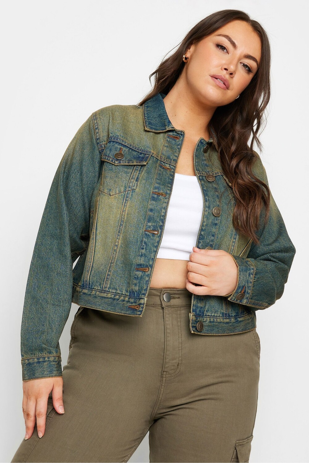 Классическая джинсовая куртка Yours Curve, синий
Классическая джинсовая куртка Yours Curve, синий