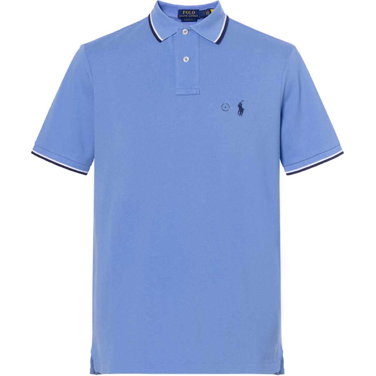 Хлопковая поло с коротким рукавом Polo Ralph Lauren, синий
Хлопковая поло с коротким рукавом Polo Ralph Lauren, синий