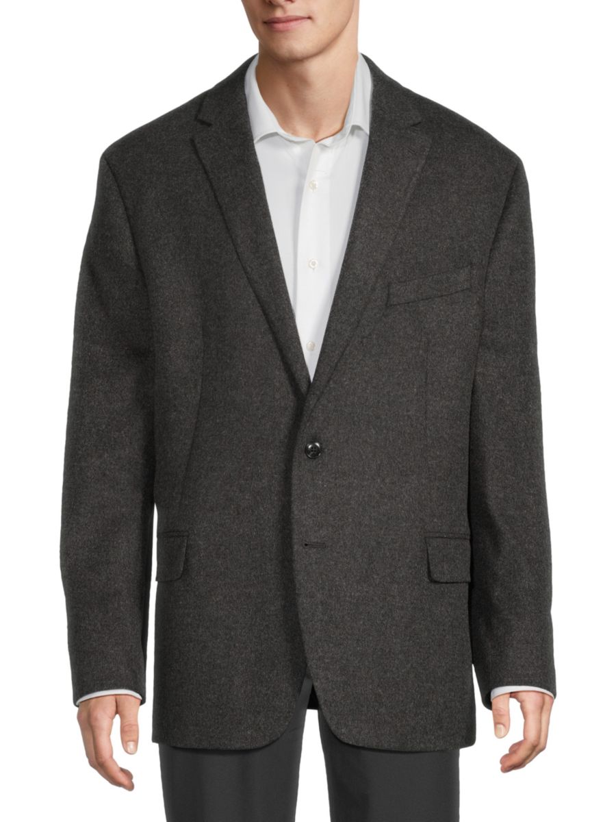 Классический пиджак из шерсти и шелка Michael Kors, угольный
Классический пиджак из шерсти и шелка Michael Kors, угольный