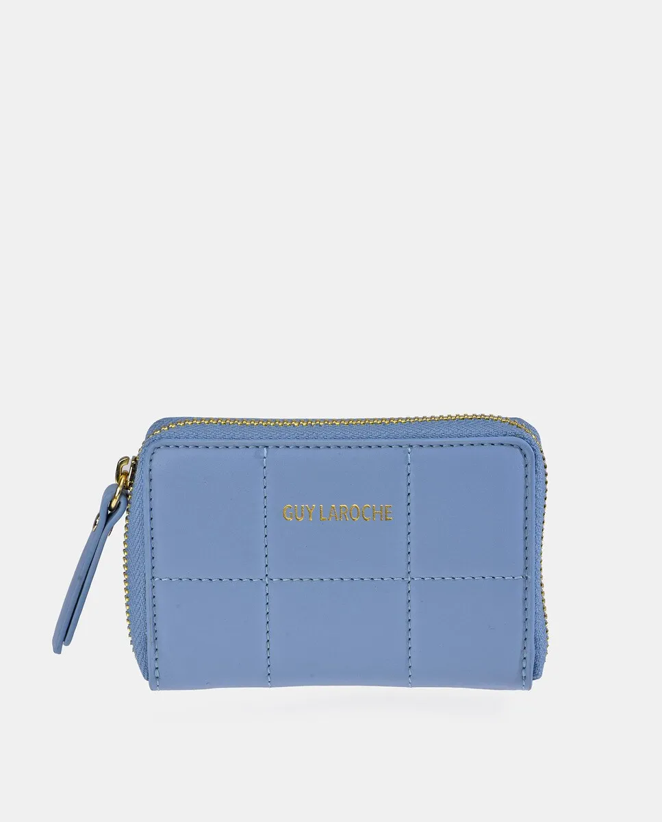 Женский кошелек для мелких монет на кожаной молнии Guy Laroche, голубой
Женский кошелек для мелких монет на кожаной молнии Guy Laroche, голубой