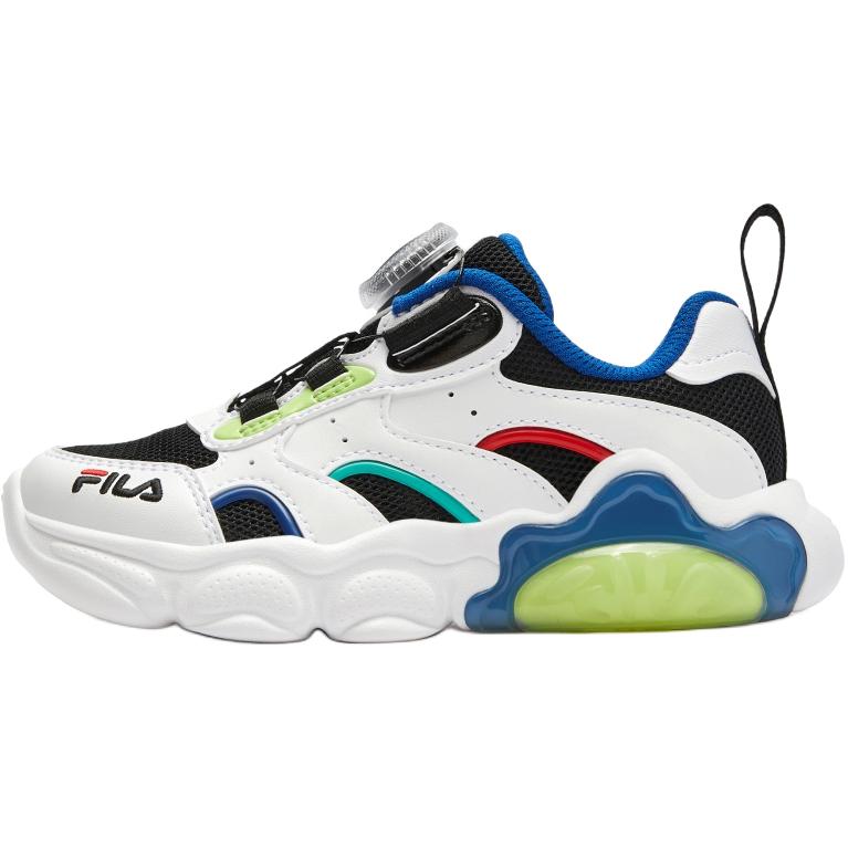 Кроссовки Fried Egg, легкие, с амортизацией, низкие, детские, для тренировок FILA KIDS, белый/черный 
Кроссовки Fried Egg, легкие, с амортизацией, низкие, детские, для тренировок FILA KIDS, белый/черный