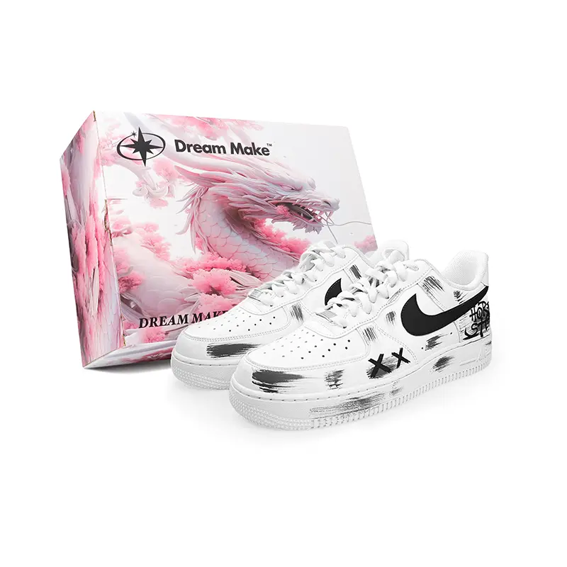 Nike Кроссовки Air Force 1 Black White Artistic, износостойкие, низкие, для скейтбординга, мужские, белые
Nike Кроссовки Air Force 1 Black White Artistic, износостойкие, низкие, для скейтбординга, мужские, белые