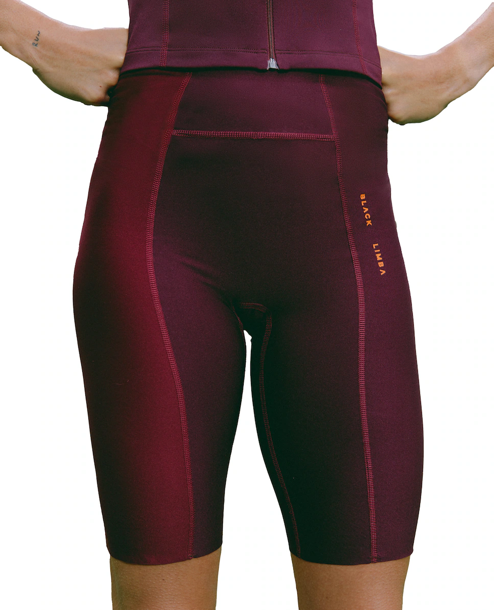 Женские дышащие шорты с высокой талией Black Limba, бордовый
Женские дышащие шорты с высокой талией Black Limba, бордовый