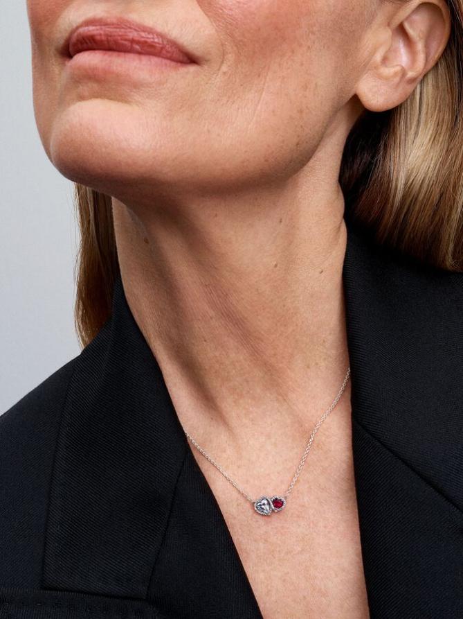 Ожерелье Pandora Halo Hearts Pendant Necklace, стерлинговое серебро
Ожерелье Pandora Halo Hearts Pendant Necklace, стерлинговое серебро