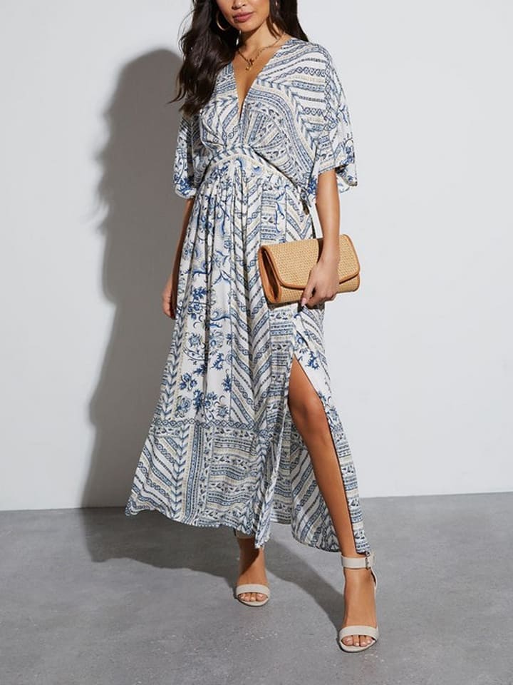 Длинное платье Milan Kiss, белый/синий
Длинное платье Milan Kiss, белый/синий