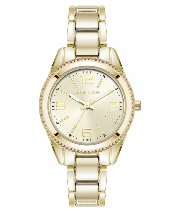 Женские часы Quartz Bold с монетным краем и позолоченным металлическим корпусом, 32 мм Anne Klein
Женские часы Quartz Bold с монетным краем и позолоченным металлическим корпусом, 32 мм Anne Klein