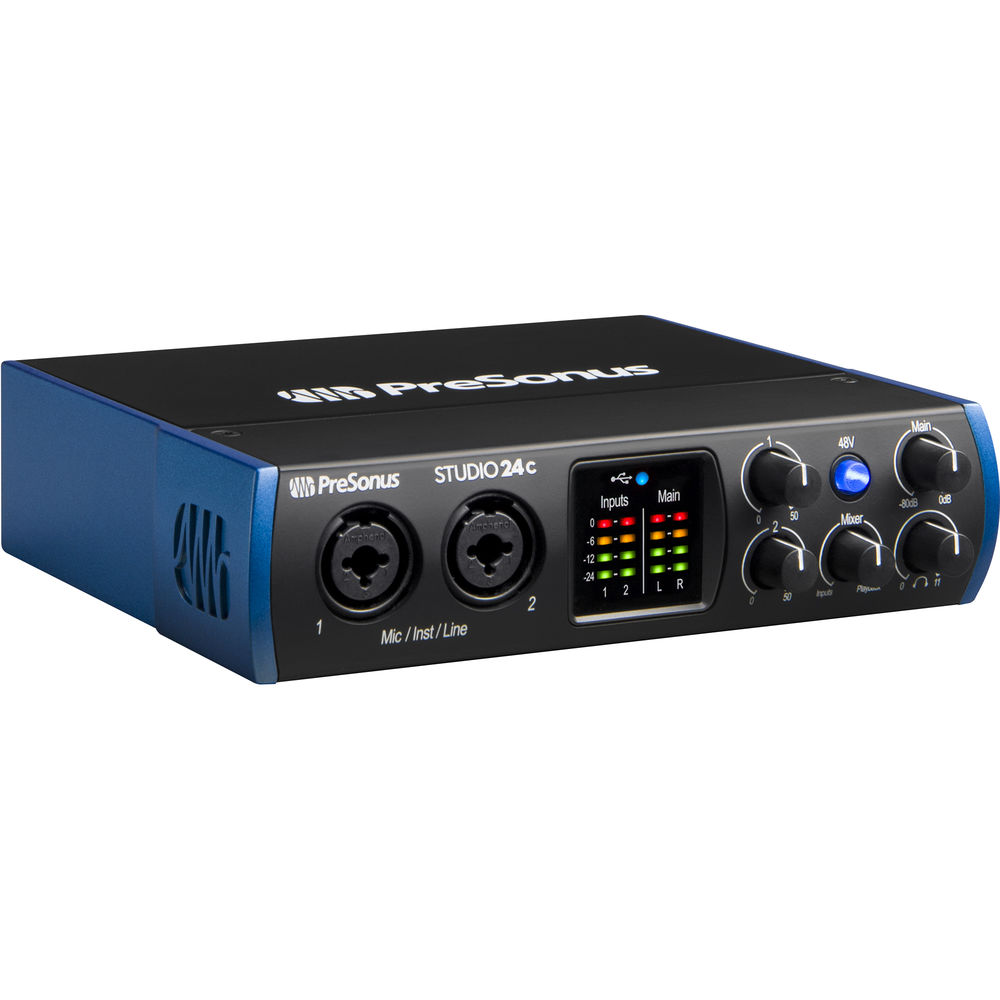 PreSonus Studio 24c Desktop 2x2 USB Type-C аудио/MIDI интерфейс
PreSonus Studio 24c Desktop 2x2 USB Type-C аудио/MIDI интерфейс