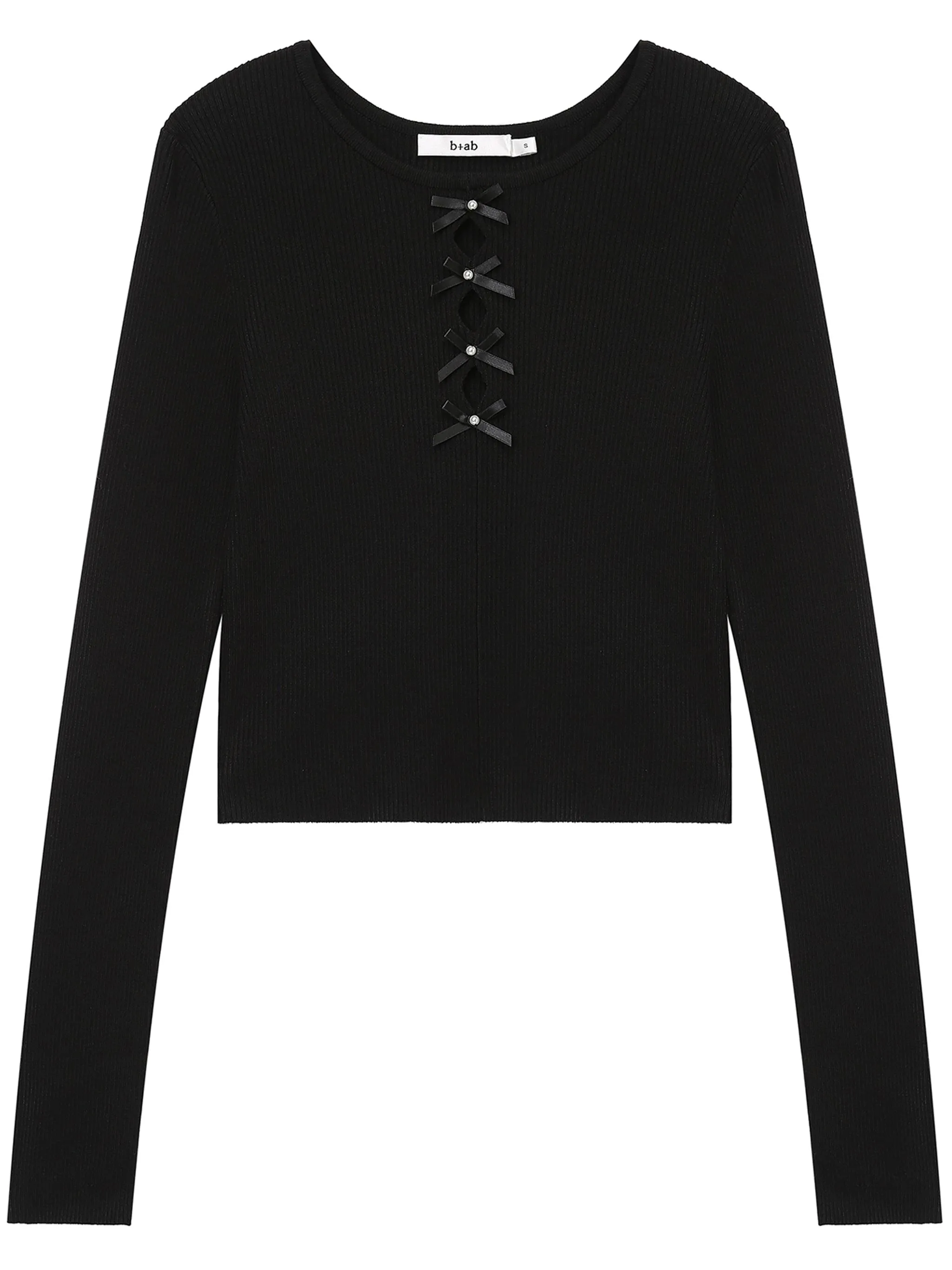 Топ с вырезами B+Ab, черный
Топ с вырезами B+Ab, черный