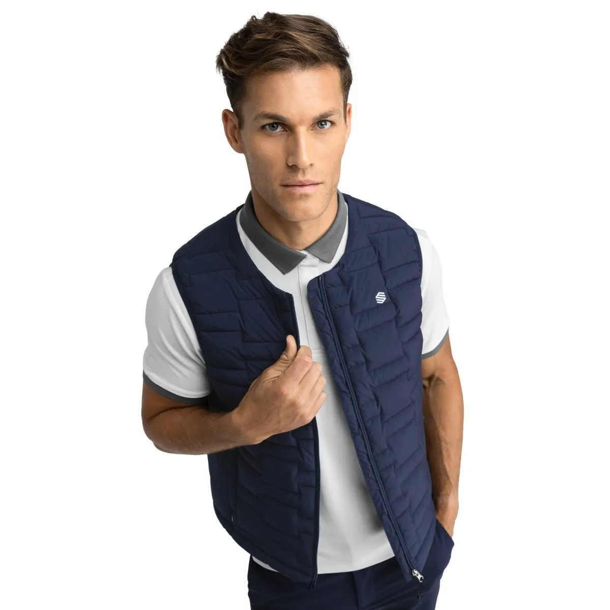 Мужской утепленный жилет для гольфа Royal Siroko, темно-синий
Мужской утепленный жилет для гольфа Royal Siroko, темно-синий