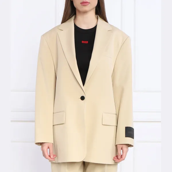 Элегантная куртка asabella классического кроя Hugo, бежевый
Элегантная куртка asabella классического кроя Hugo, бежевый