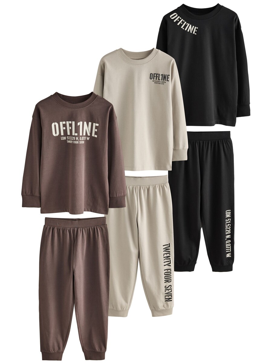 Пижама Next, Brown/Black/Wool White
Пижама Next, Brown/Black/Wool White