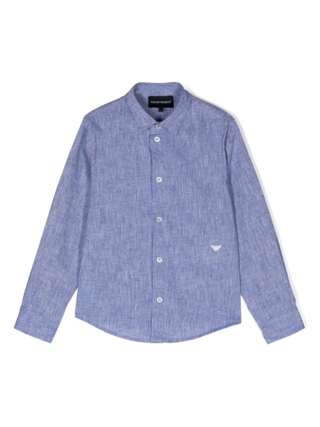 Emporio Armani рубашка с вышитым логотипом, синий
Emporio Armani рубашка с вышитым логотипом, синий