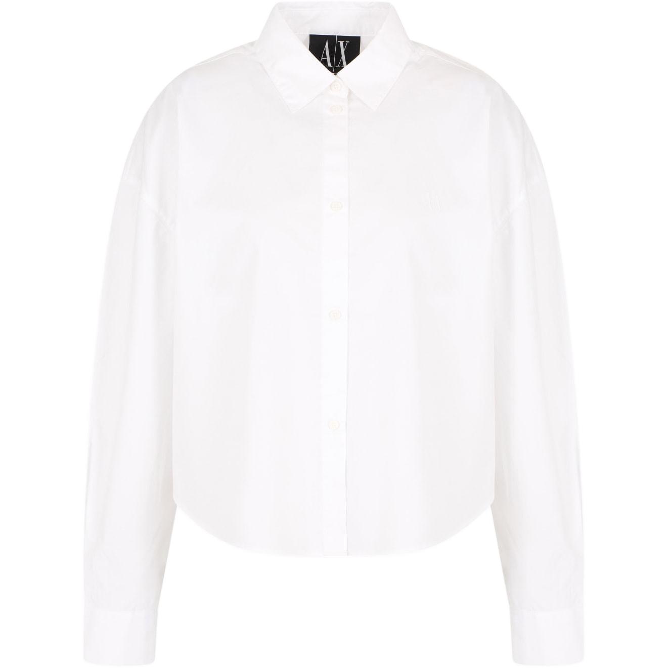 Рубашка с вышитым логотипом Armani Exchange, белый
Рубашка с вышитым логотипом Armani Exchange, белый