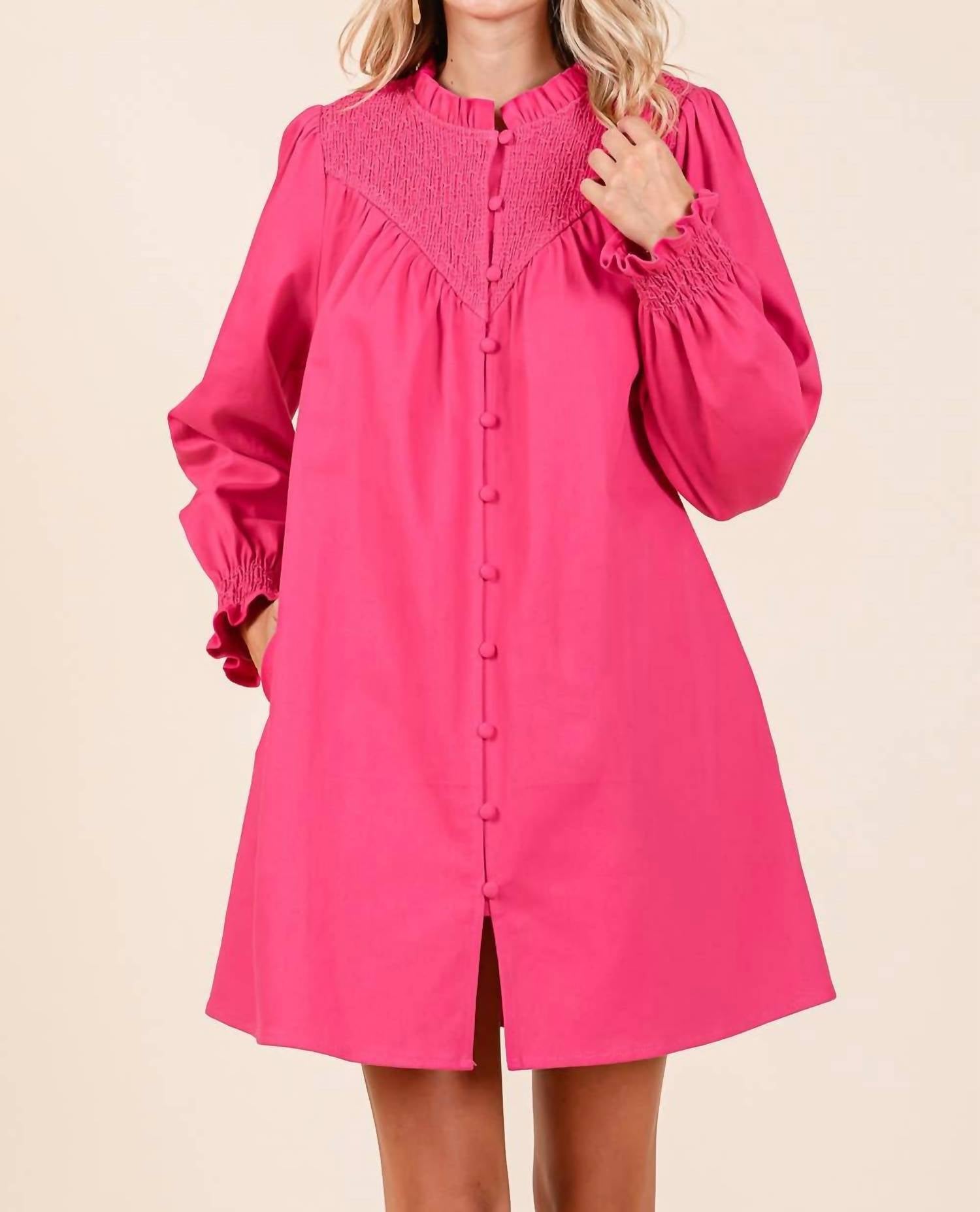 Платье Naomi в розовом цвете GEEGEE
Платье Naomi в розовом цвете GEEGEE