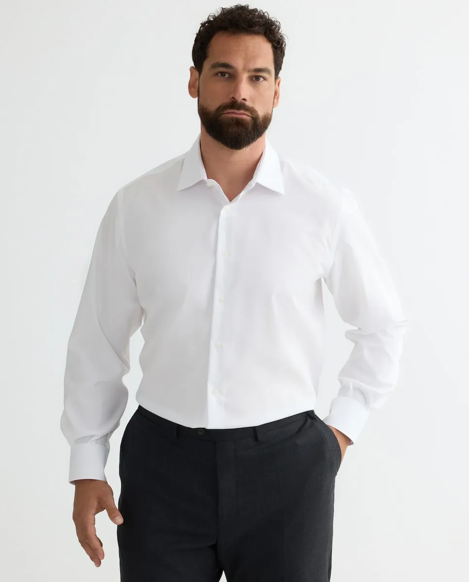 Рубашка мужская классическая длинный рукав большого размера, не требует глажения Emidio Tucci, белый
Рубашка мужская классическая длинный рукав большого размера, не требует глажения Emidio Tucci, белый