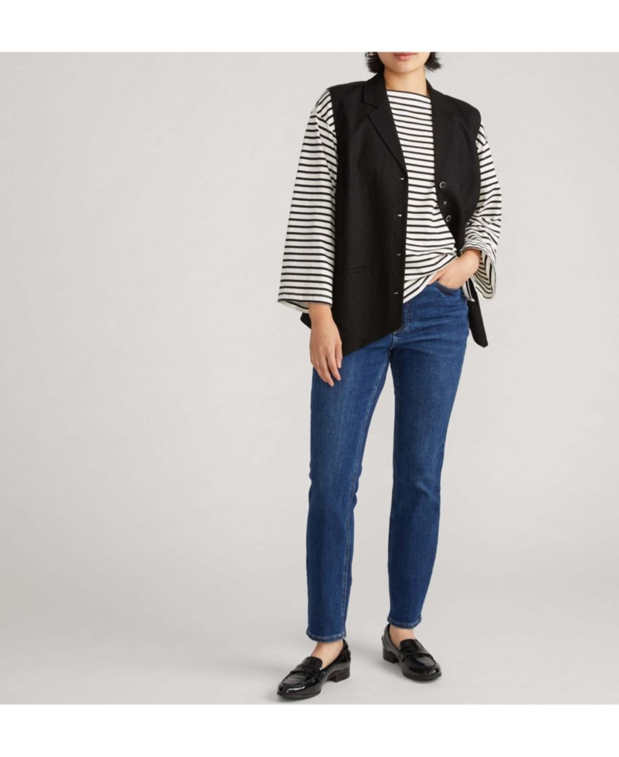 Идеальные женские джинсы Universal Standard, Naval blue wash
Идеальные женские джинсы Universal Standard, Naval blue wash