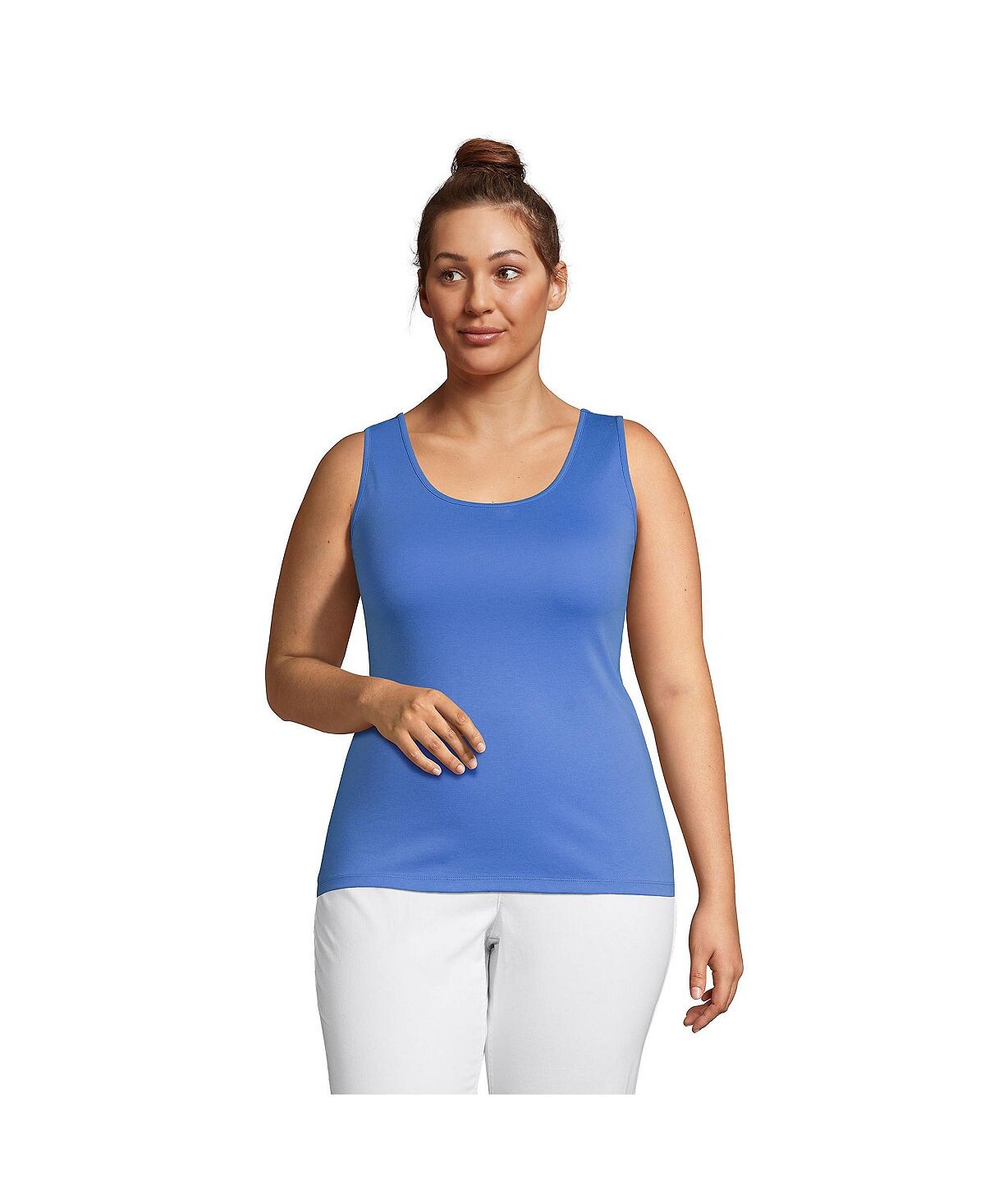 Женская хлопковая майка больших размеров Lands' End
Женская хлопковая майка больших размеров Lands' End