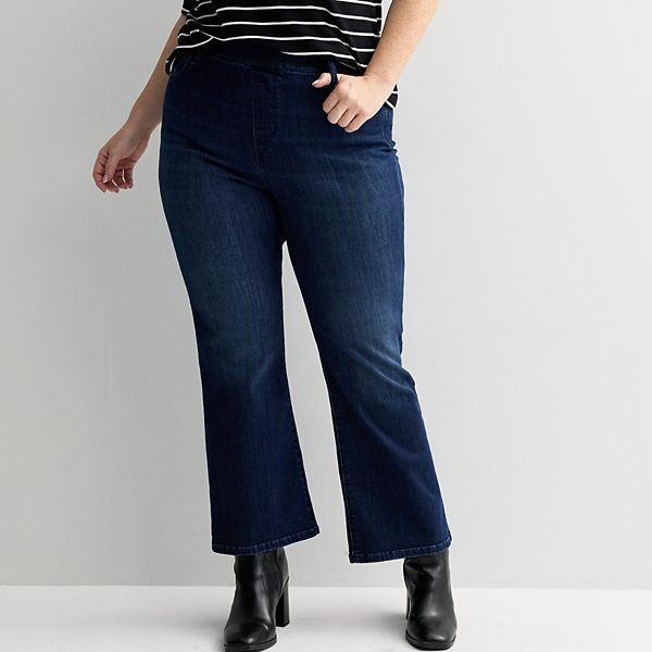 Джинсы bootcut plus size на резинке Nine West, Dark Rinse Blast
Джинсы bootcut plus size на резинке Nine West, Dark Rinse Blast