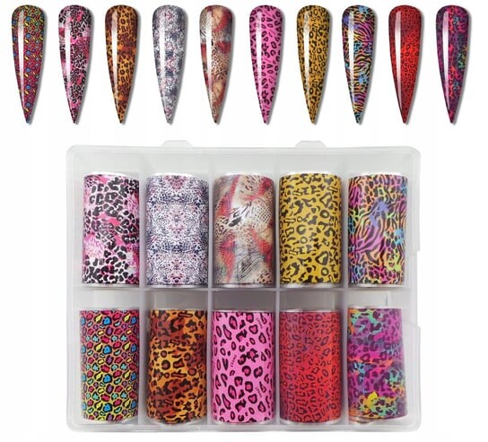 Трансферная фольга 10смх4см, леопардовый принт, 10 шт., Frezarkowo
Трансферная фольга 10смх4см, леопардовый принт, 10 шт., Frezarkowo