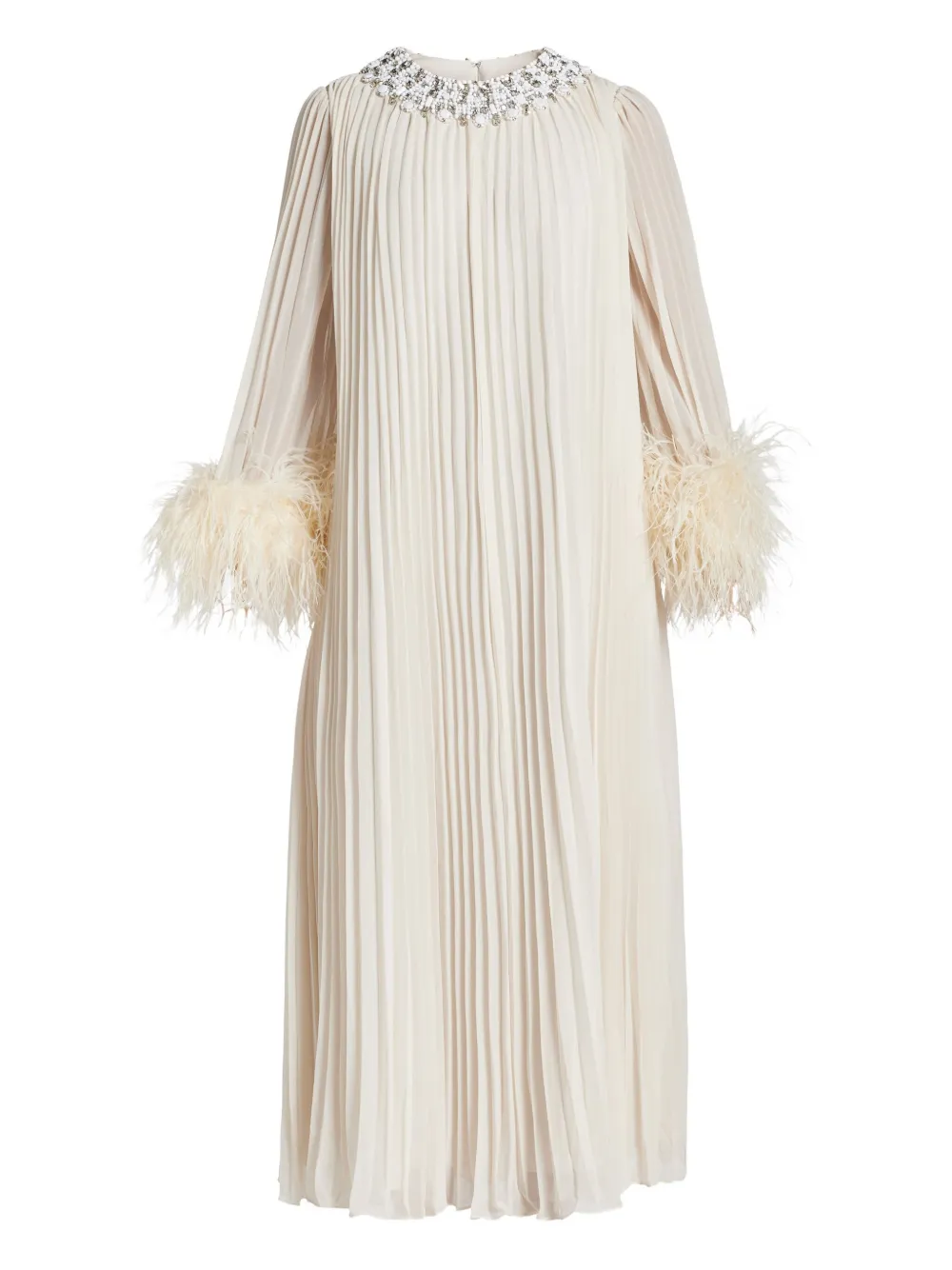 Декорированное платье с плиссировкой Self-Portrait, белый
Декорированное платье с плиссировкой Self-Portrait, белый