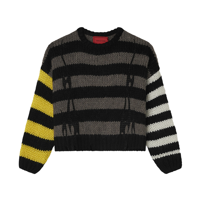 Полосатый свитер Crewneck Vision Of Super, мультиколор
Полосатый свитер Crewneck Vision Of Super, мультиколор