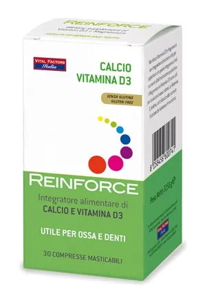 Укрепите Ca Vit D 30 таблеток Reinforce
Укрепите Ca Vit D 30 таблеток Reinforce