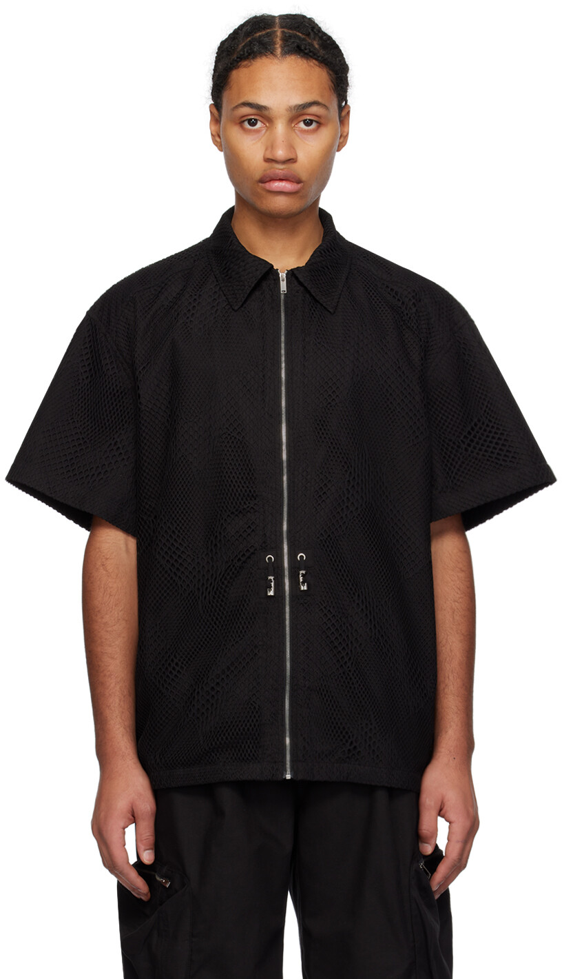 Черная сетчатая рубашка M Lesugiatelier
Черная сетчатая рубашка M Lesugiatelier