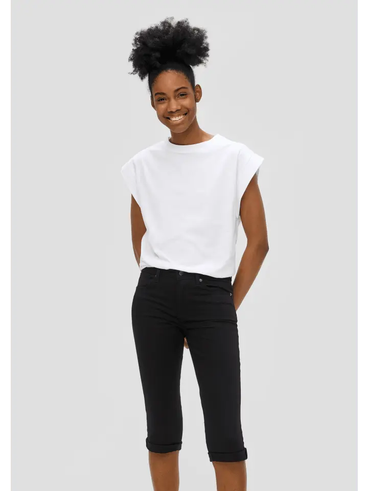 Тканевые брюки QS, черный
Тканевые брюки QS, черный