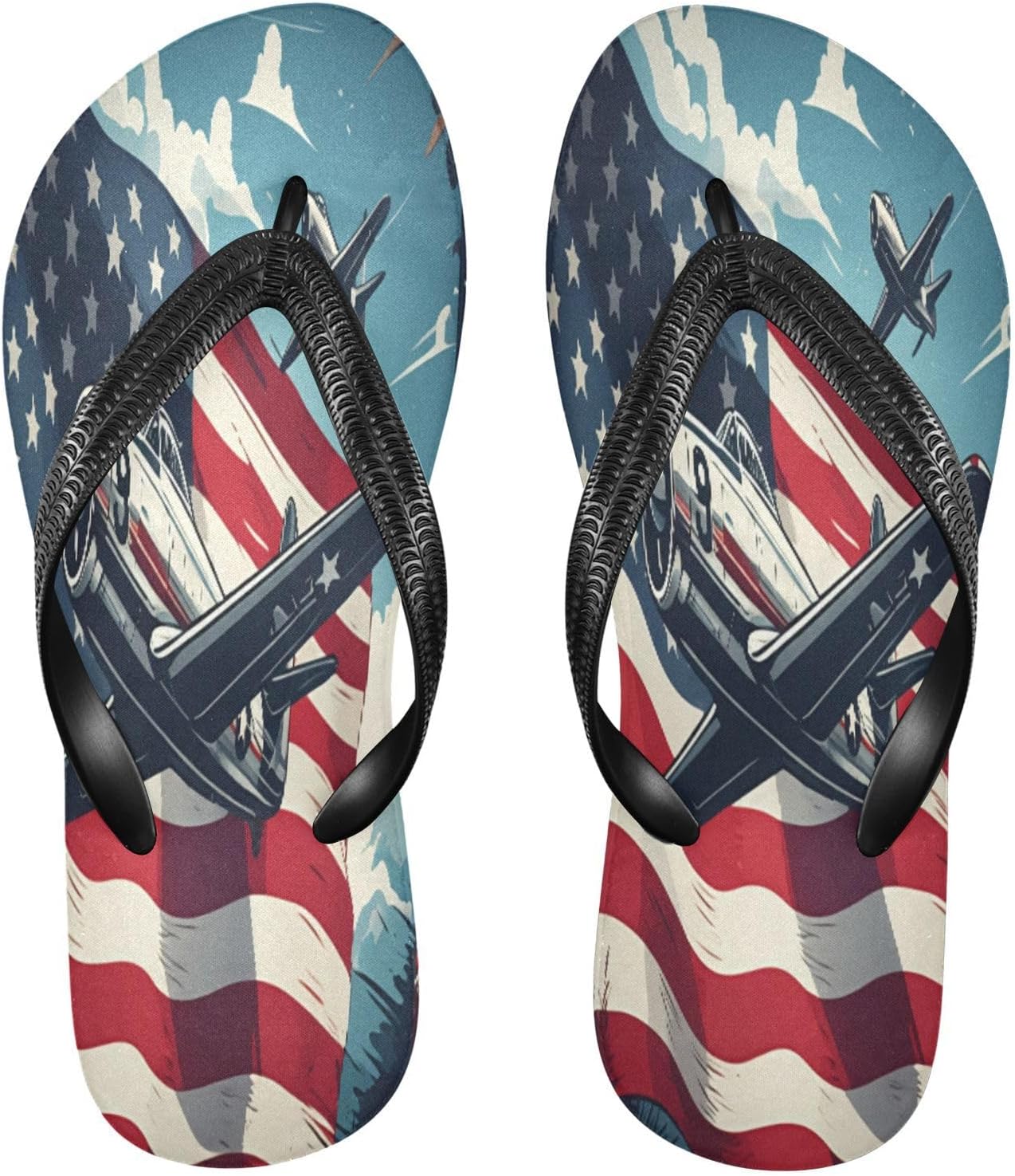 Шлепанцы с флагом и самолетом, синие, для пляжа, душа, резинескользящие летние тапочки для женщин и мужчин Sinestour
Шлепанцы с флагом и самолетом, синие, для пляжа, душа, резинескользящие летние тапочки для женщин и мужчин Sinestour