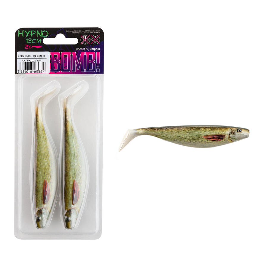 Мягкая приманка Delphin Hypno 3D Pike II
Мягкая приманка Delphin Hypno 3D Pike II