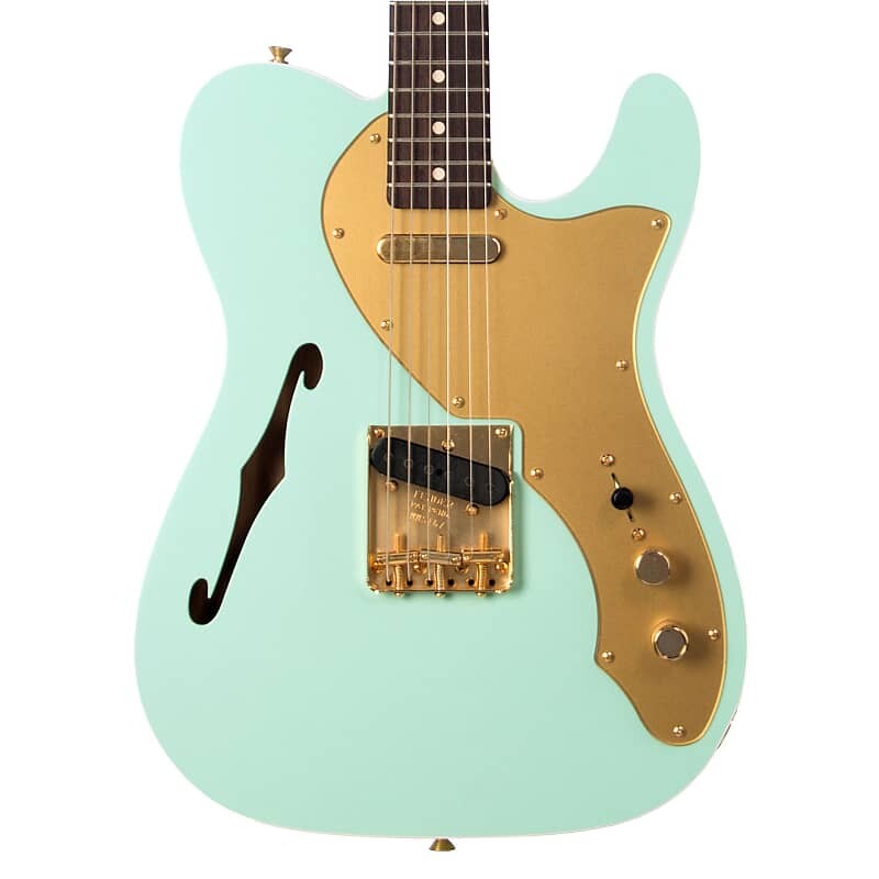 Электрогитара Fender Custom Shop MVP 1960 Thinline Telecaster Custom Deluxe Closet Classic - Surf Green w/Olympic White Headstock - Masterbuilt Todd Krause - Dealer Select Master Vintage Player Series!
Электрогитара Fender Custom Shop MVP 1960 Thinline Telecaster Custom Deluxe Closet Classic - Surf Green w/Olympic White Headstock - Masterbuilt Todd Krause - Dealer Select Master Vintage Player Series!