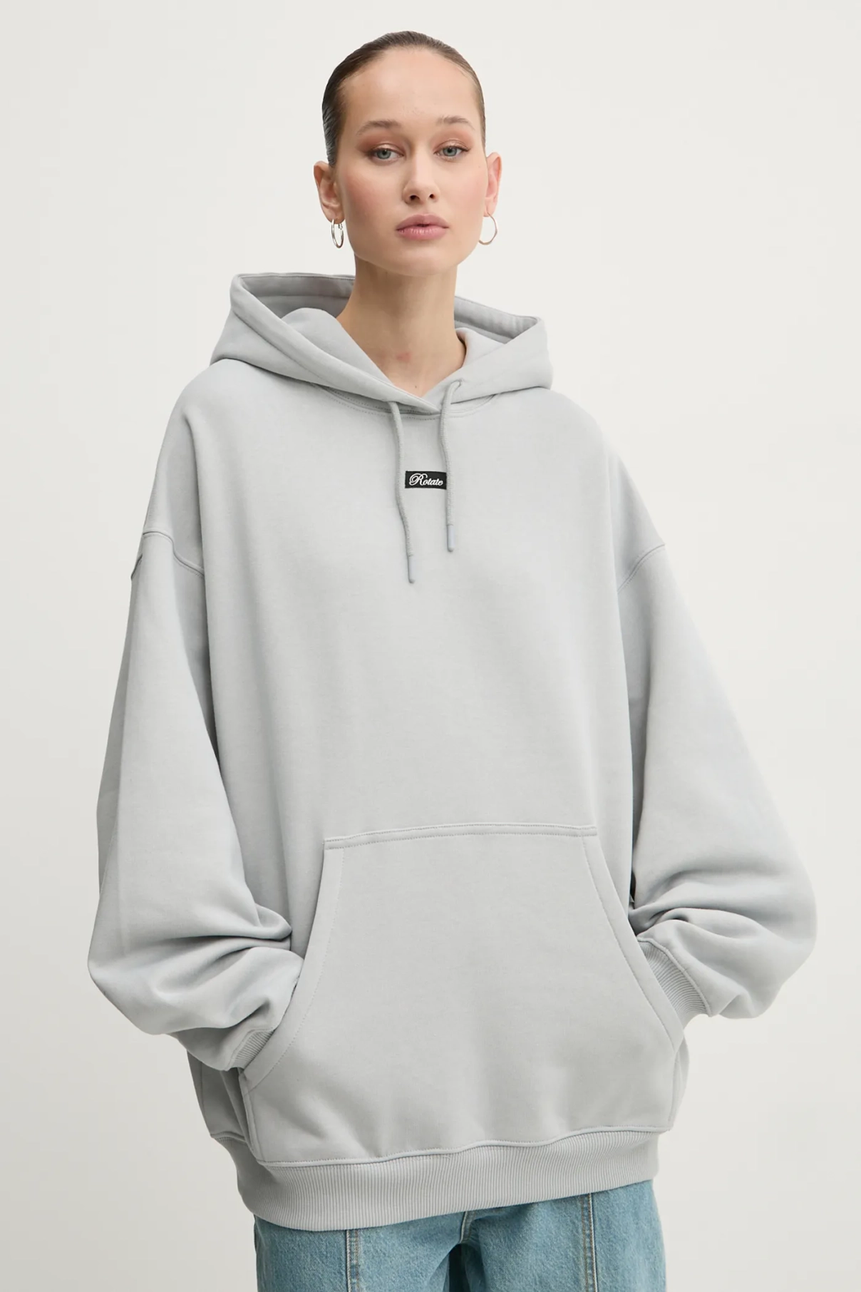 Хлопковая толстовка Rotate, серый
Хлопковая толстовка Rotate, серый