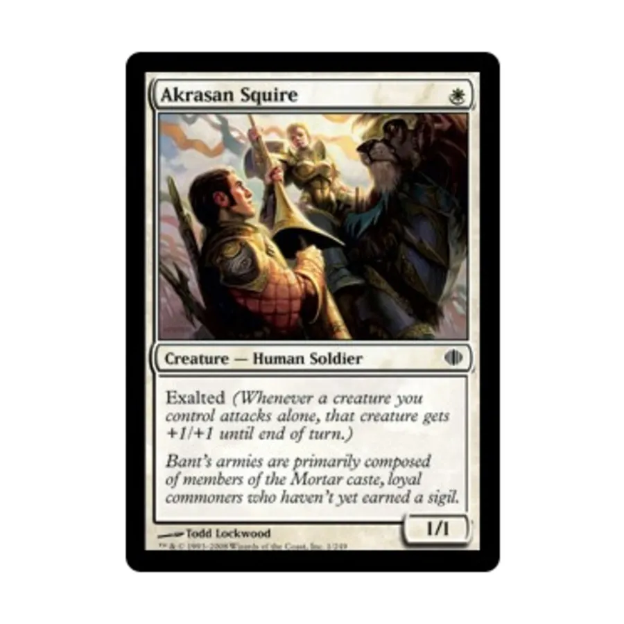 CCG Акрасан Сквайр (C) (Фольга), MTG - Shards of Alara
CCG Акрасан Сквайр (C) (Фольга), MTG - Shards of Alara