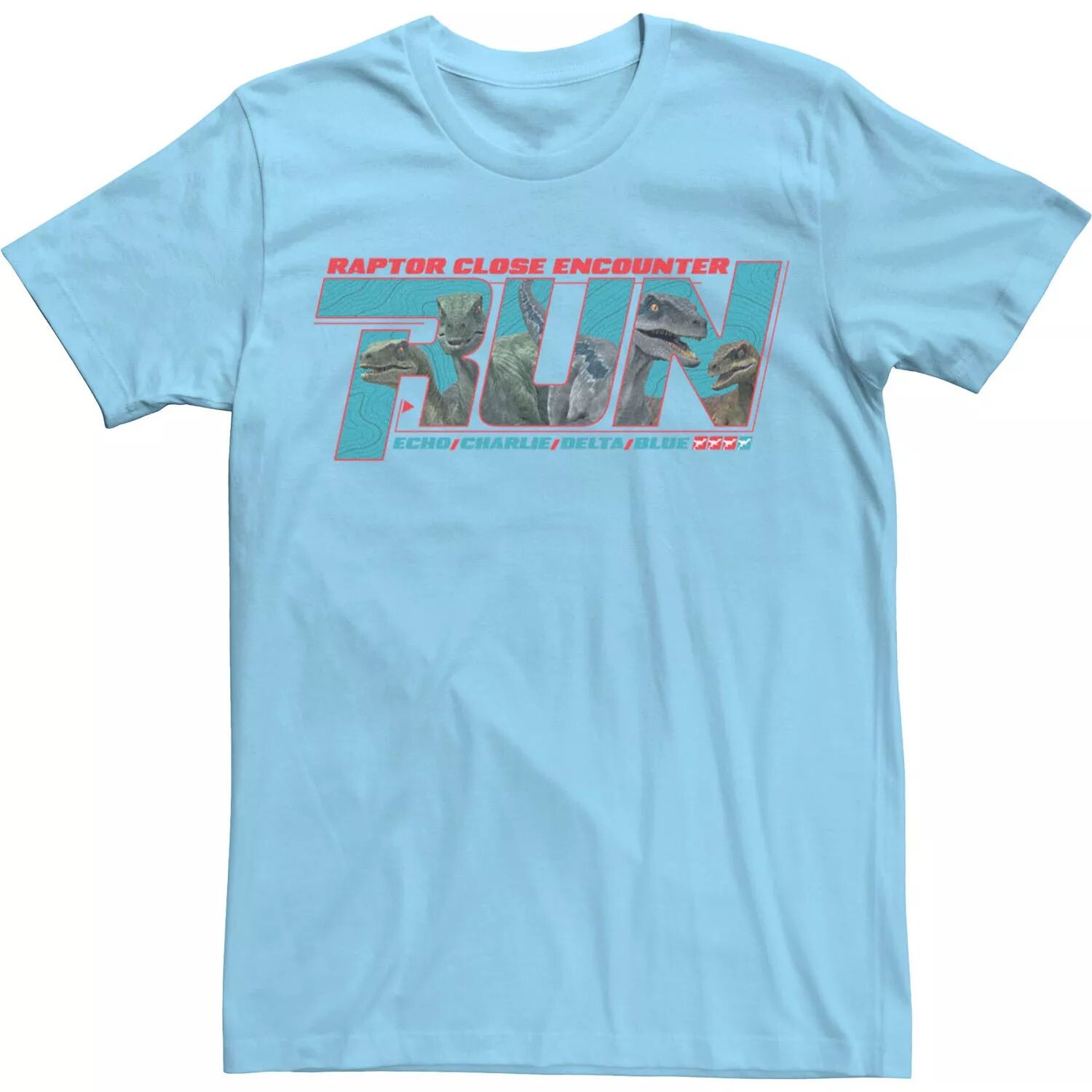 Мужская футболка Jurassic World Camp Melaceous Raptor Close Encounter с логотипом динозавра Licensed Character
Мужская футболка Jurassic World Camp Melaceous Raptor Close Encounter с логотипом динозавра Licensed Character