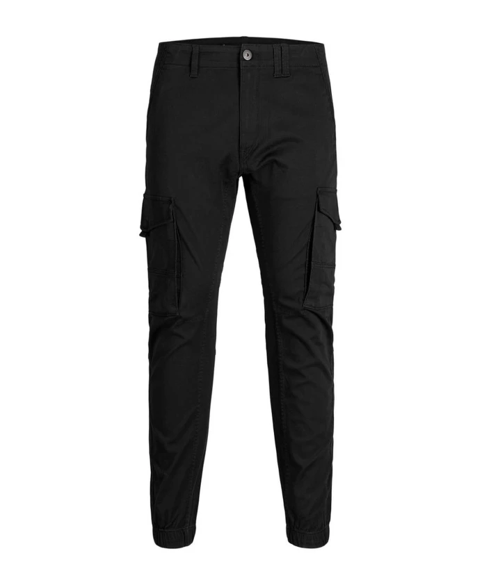 Черные хлопковые брюки-клеш Jack & Jones, черный
Черные хлопковые брюки-клеш Jack & Jones, черный