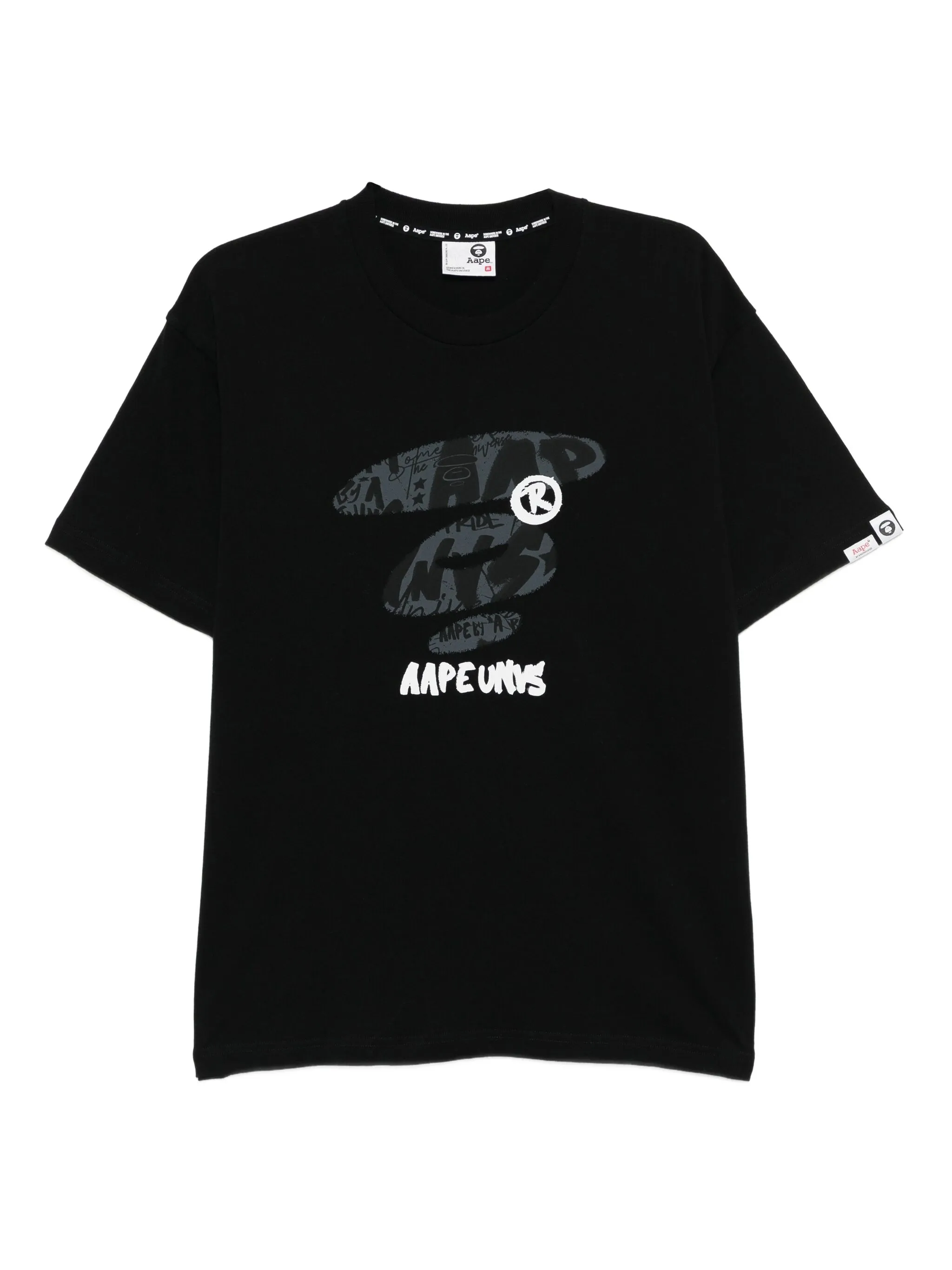 Футболка с короткими рукавами Aape By A Bathing Ape, черный
Футболка с короткими рукавами Aape By A Bathing Ape, черный