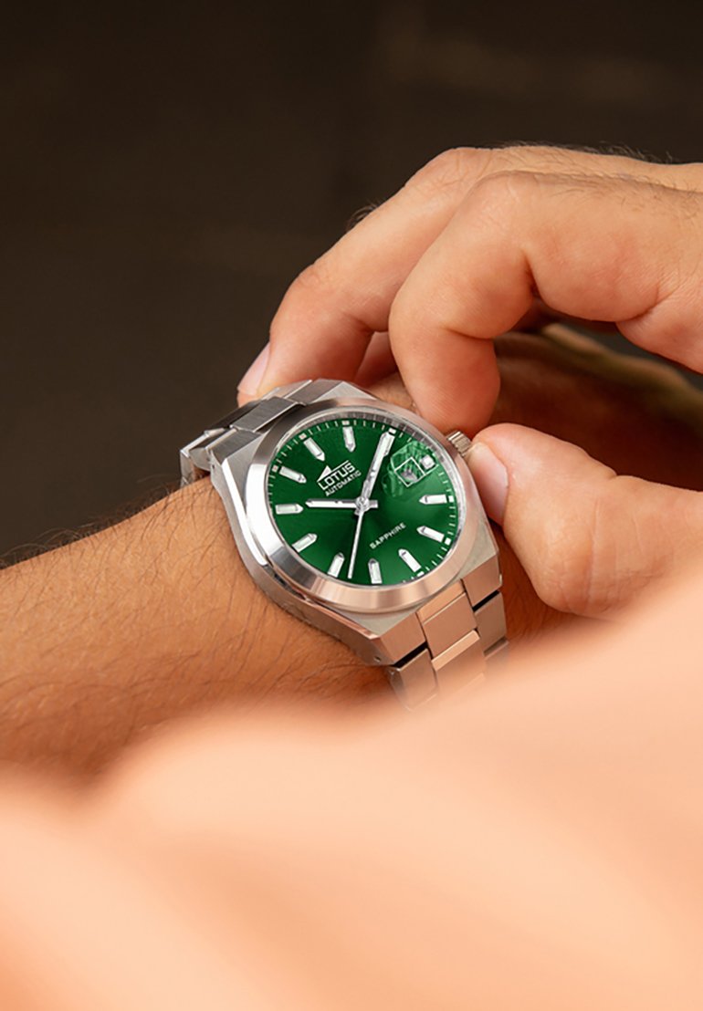 Часы AUTOMATICO Lotus, темно-зеленый
Часы AUTOMATICO Lotus, темно-зеленый