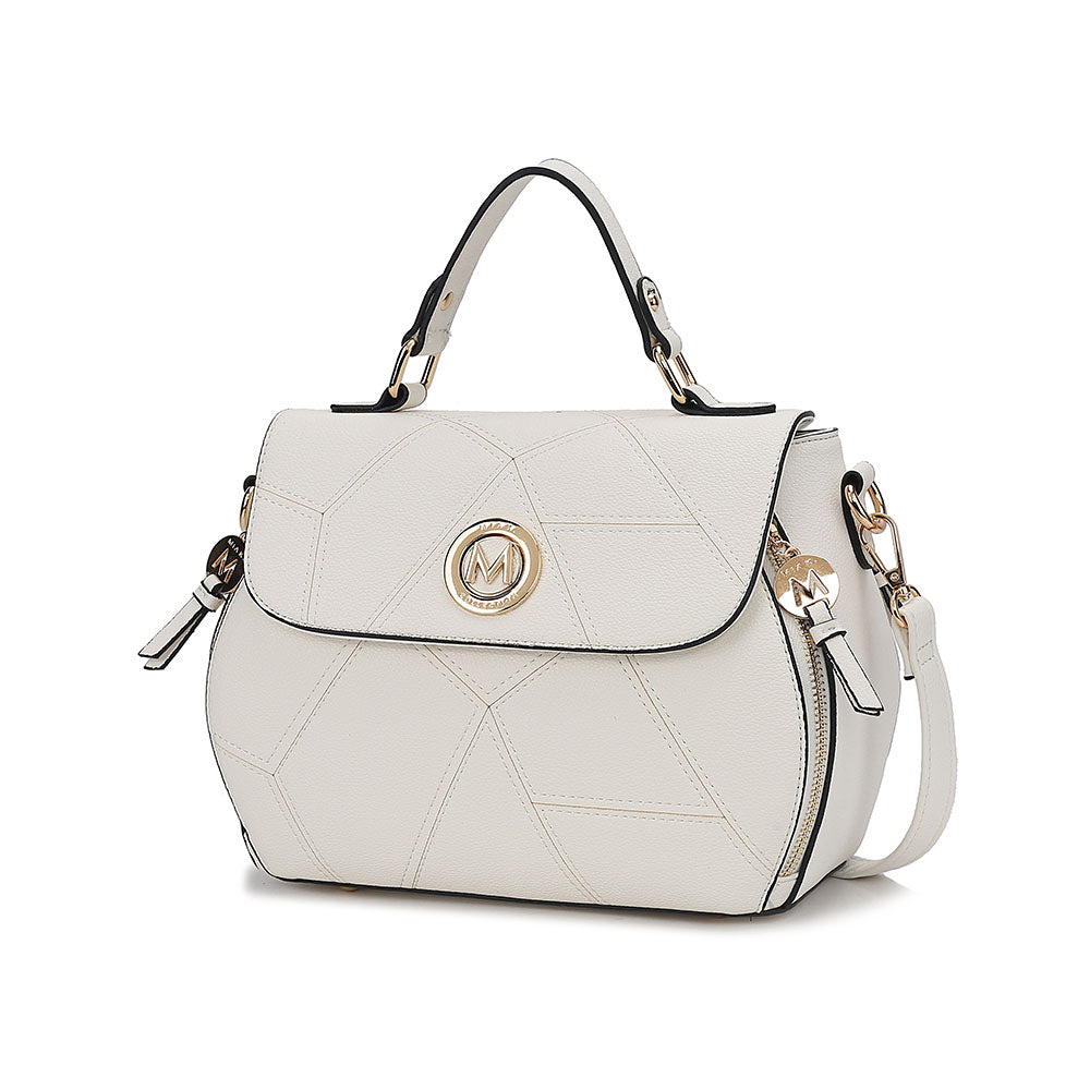 Женская сумка-портфель из веганской кожи Clementine от Mia K MKF, белый
Женская сумка-портфель из веганской кожи Clementine от Mia K MKF, белый