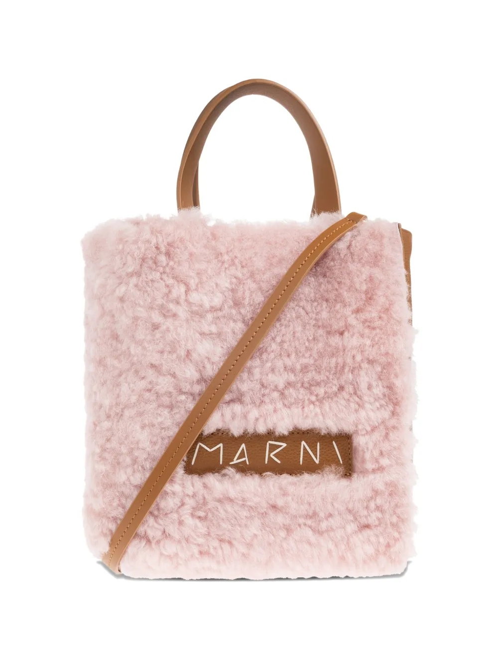 Сумка-тоут из овчины Marni, розовый
Сумка-тоут из овчины Marni, розовый