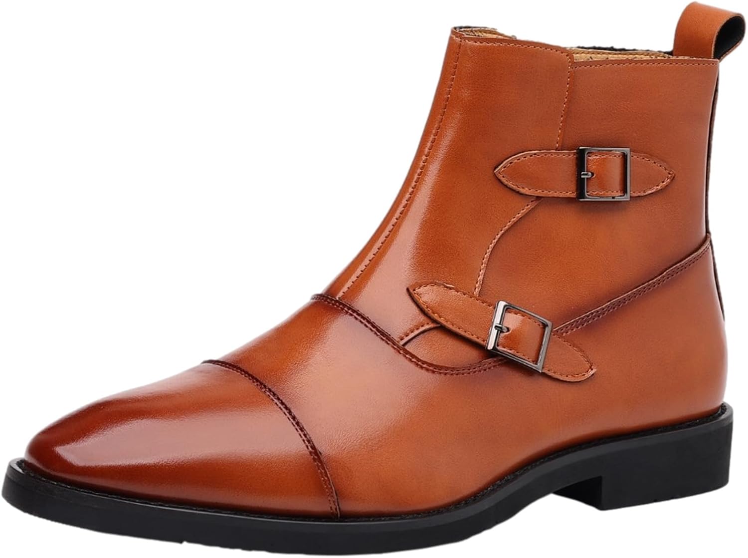 Мужские элегантные ботинки ANUFER с заостренным носком, ремешками с пряжками, молнией и имитацией кожи, коричневый
Мужские элегантные ботинки ANUFER с заостренным носком, ремешками с пряжками, молнией и имитацией кожи, коричневый