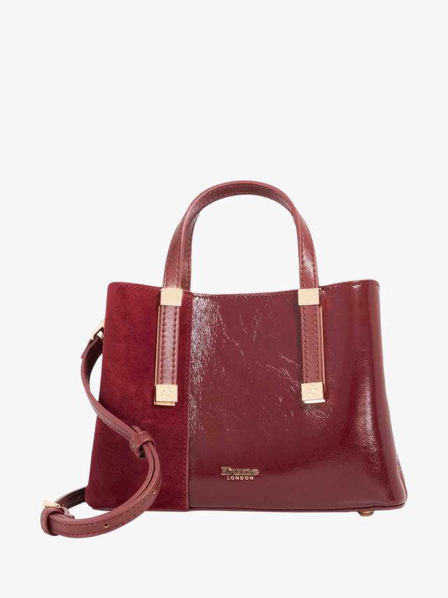 Сумка Dinkydorry с золотой фурнитурой Dune London, Burgundy
Сумка Dinkydorry с золотой фурнитурой Dune London, Burgundy