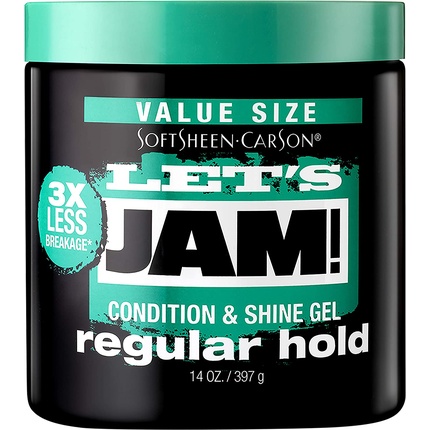 Let's Jam! Гель для сияния и кондиционирования волос от Dark and Lovely Regular Hold 14 унций SoftSheen-Carson
Let's Jam! Гель для сияния и кондиционирования волос от Dark and Lovely Regular Hold 14 унций SoftSheen-Carson