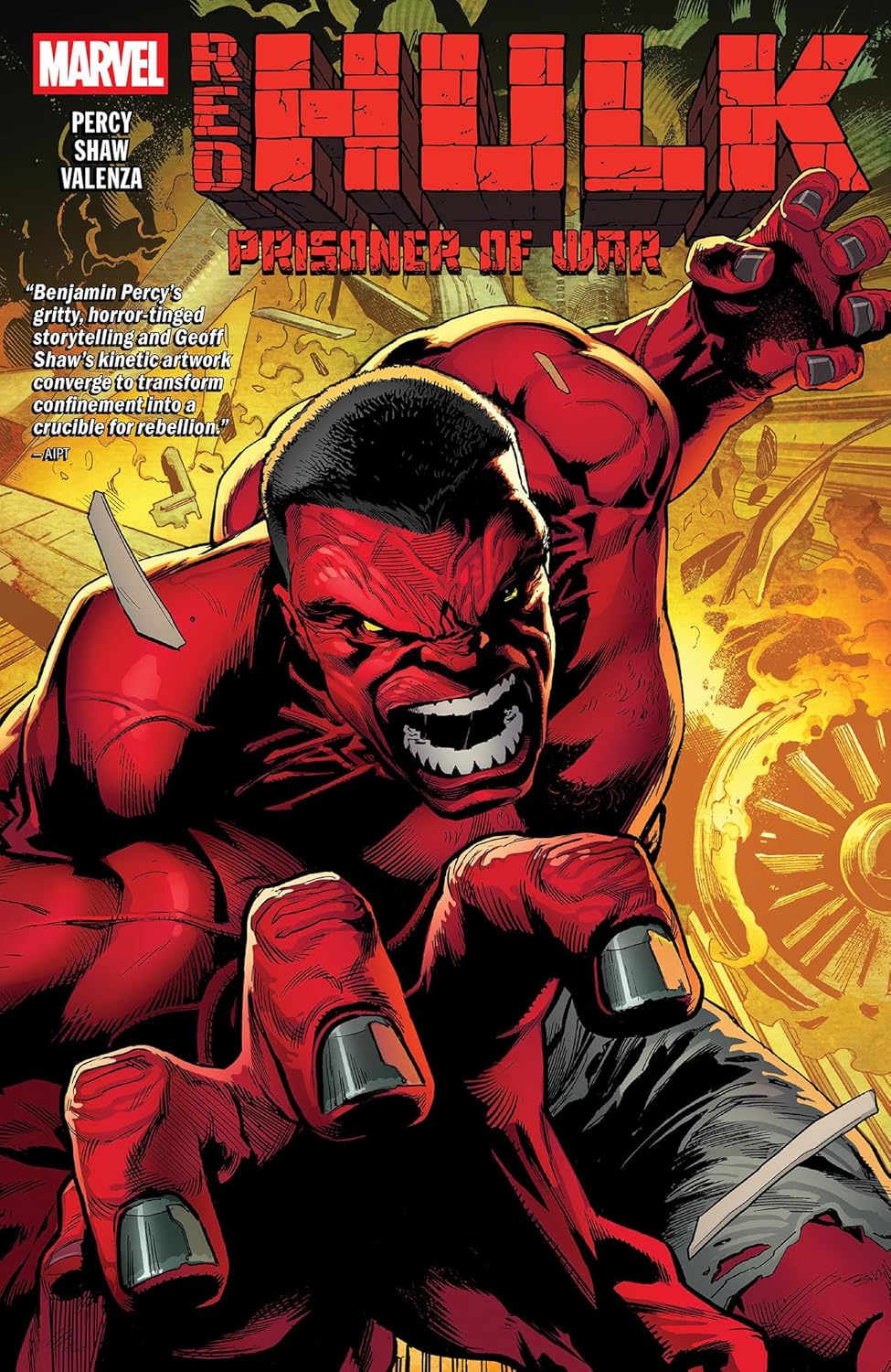 Red Hulk Vol. 1: Prisoner of War (Marvel Universe)
Red Hulk Vol. 1: Prisoner of War (Marvel Universe)