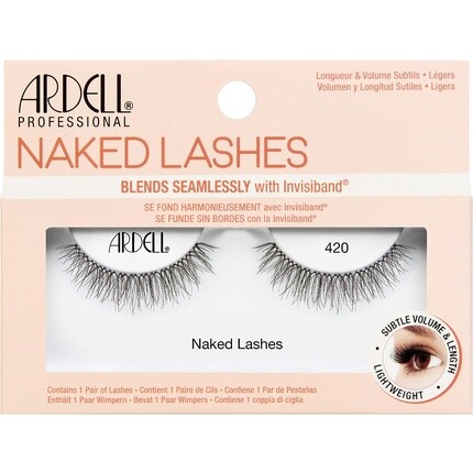 Ресницы Naked Lashes из натуральных волос Original Style 420 - без клея, Ardell
Ресницы Naked Lashes из натуральных волос Original Style 420 - без клея, Ardell