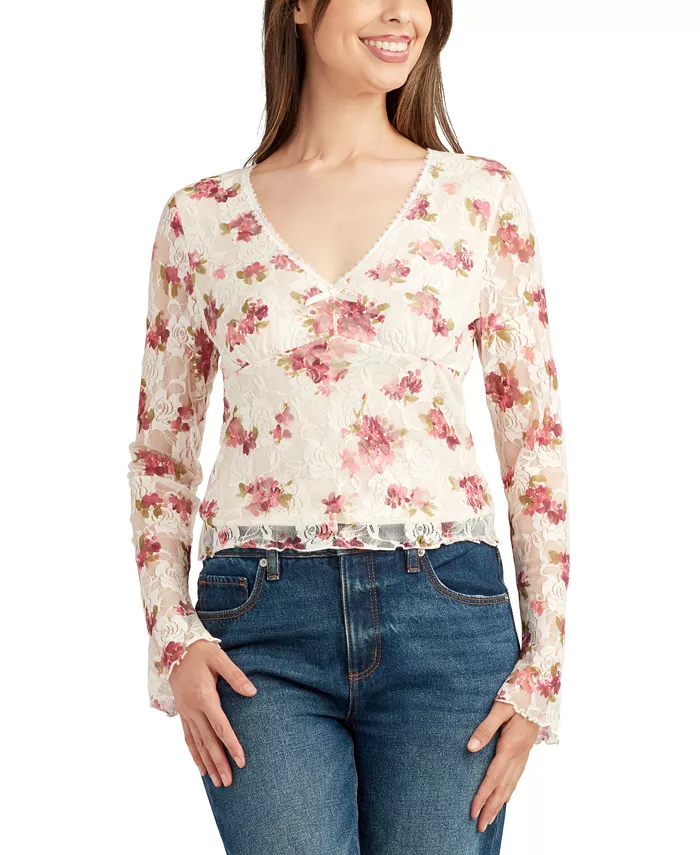 Топ с длинными рукавами из эластичного кружева с цветочным принтом для юниоров BCX, мультиколор
Топ с длинными рукавами из эластичного кружева с цветочным принтом для юниоров BCX, мультиколор