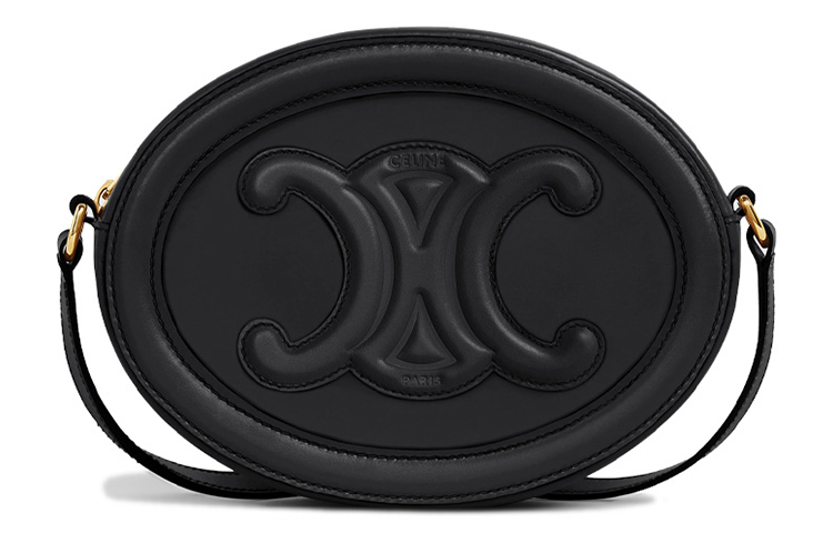 CELINE Триумф гладкая кожаная круглая сумка кошелек через плечо средний размер женская черная
CELINE Триумф гладкая кожаная круглая сумка кошелек через плечо средний размер женская черная