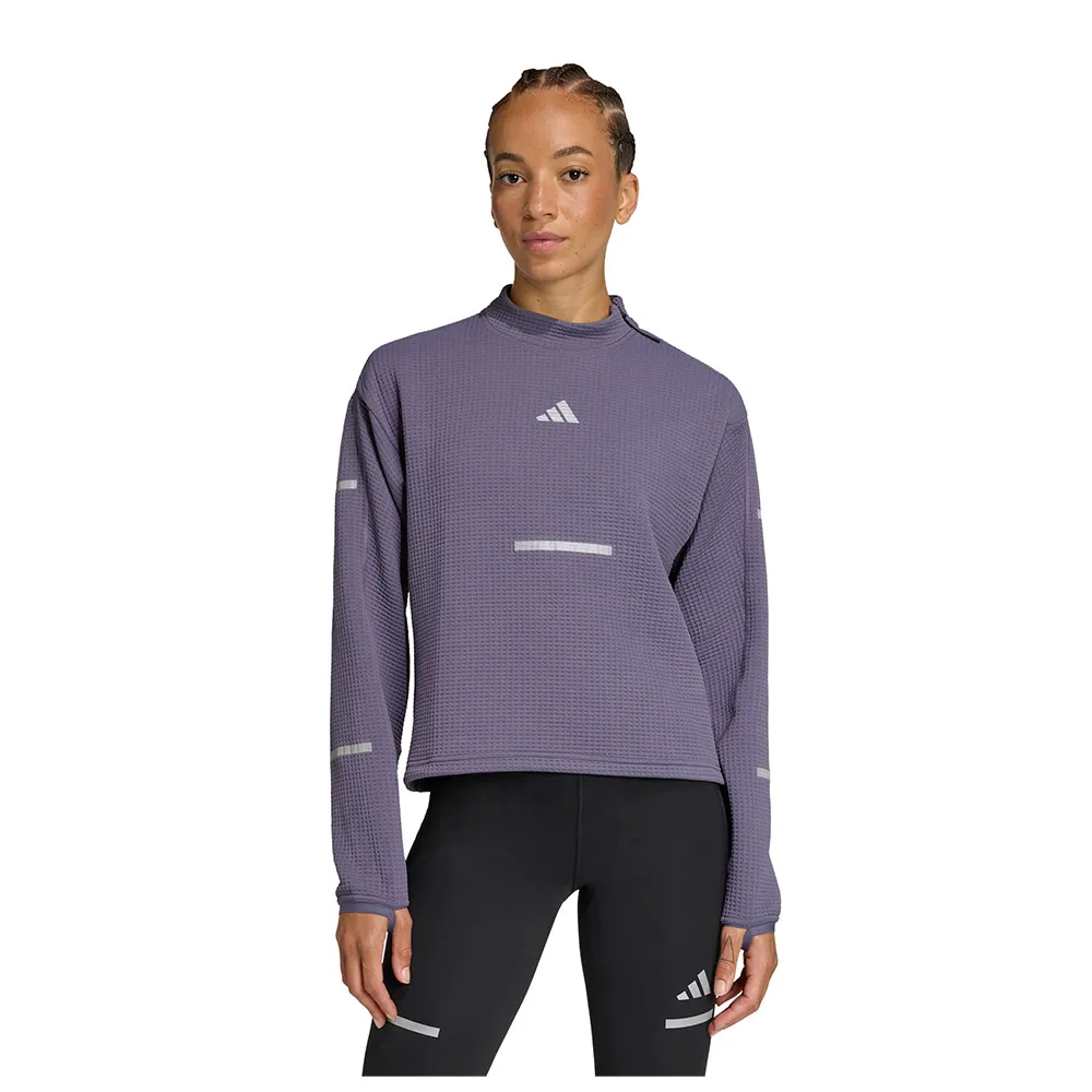 Толстовка adidas Adi365 Running Climawarm+ Crewneck, фиолетовый
Толстовка adidas Adi365 Running Climawarm+ Crewneck, фиолетовый