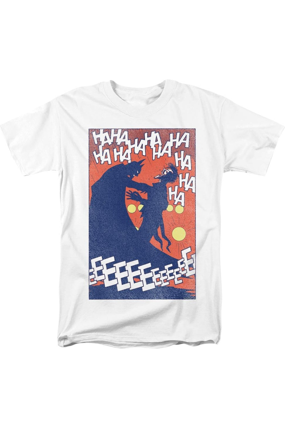 Футболка Batman Punchline с коротким рукавом для взрослых Gildan, белый
Футболка Batman Punchline с коротким рукавом для взрослых Gildan, белый